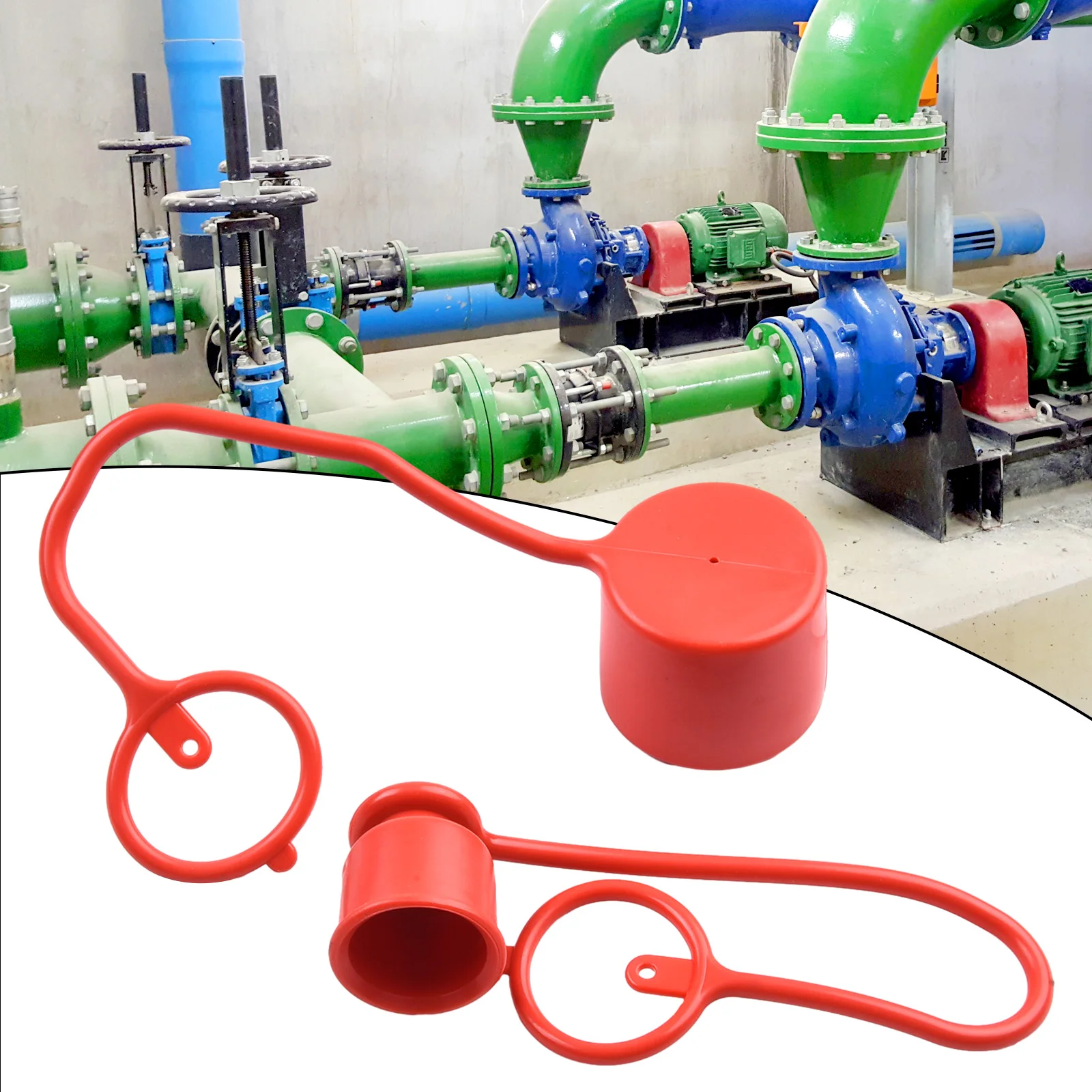 1 Set Hydraulic Quick Connector Cap Quick Coupler Coupler Cap Hydraulic Quick Connector Male Dust Cover ﻿accessories
