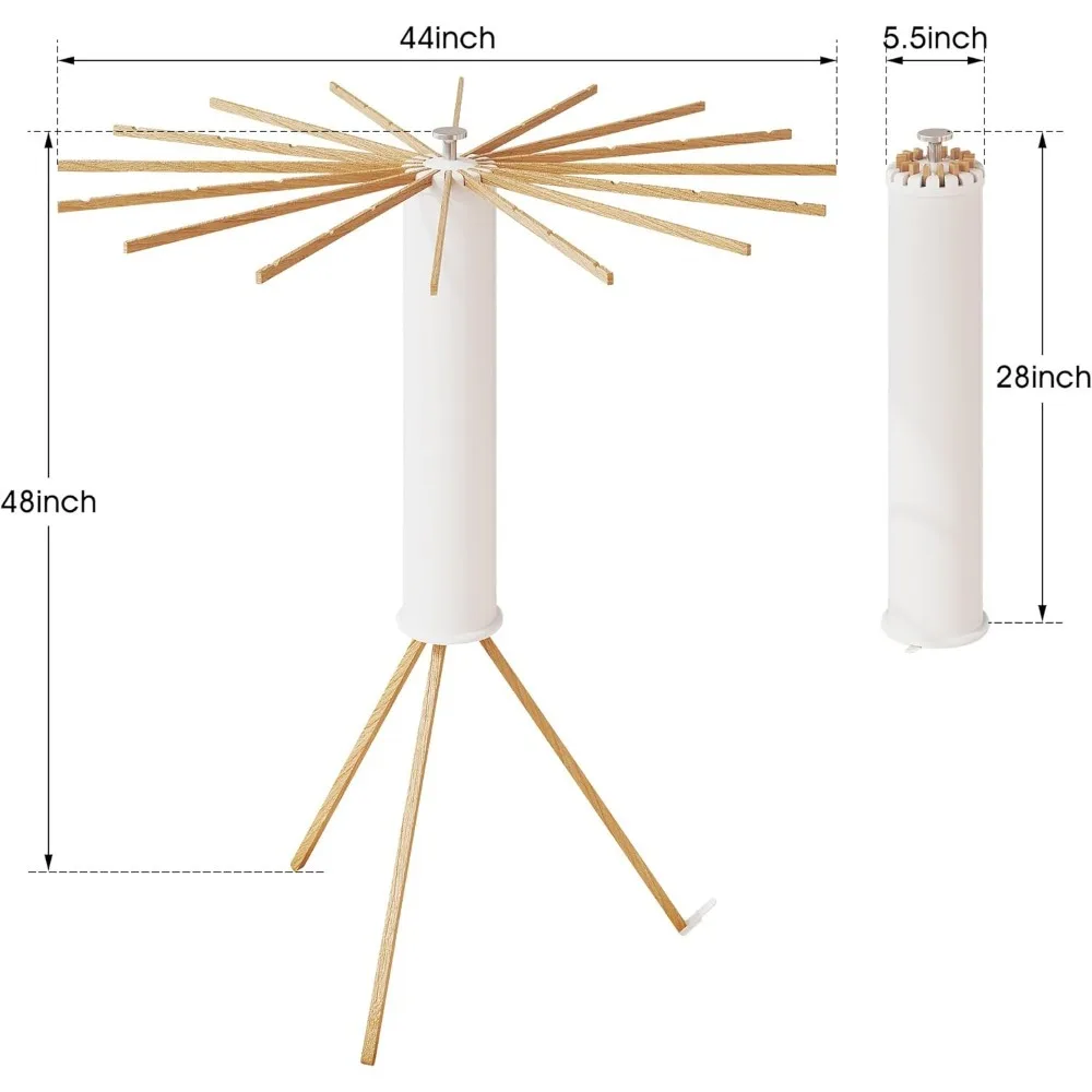 Tripod Clothes Drying Rack Foldable,Floor Standing Clothing,Laundry Rack,Clothes Hanger Rack,Laundry Folding,Collapsible