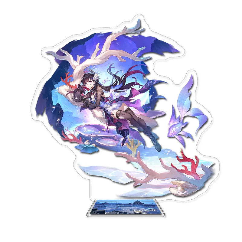 Honkai Star Rail Aglaea Mydeimos Tribios Herta Figure Robin Acrylic Stand Model Plate Cosplay Anime Keychain Fans Gift