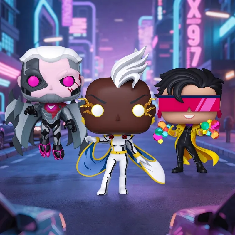 

Genuine Edition FUNKO POP X-Men '97: Fortress, Jubilee, Storm Anime Desktop Decoration Ornament Model Toys Collectible Model