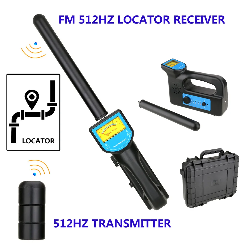 MAOTEWANG Pipe Camera 512Hz Transmitter and Locator Receiver Sonde Pipe Sewer Drain Camera for repair replace