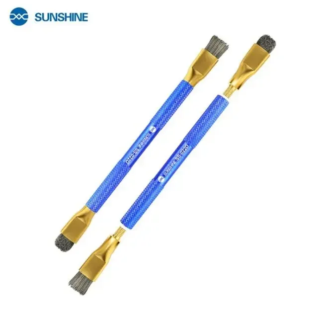 SUNSHINE-cepillo antiestático para limpieza de placa base, cepillo de limpieza de PCB para Reparación de PC y teléfono móvil, herramientas de limpieza para eliminar pegamento, SS-022B