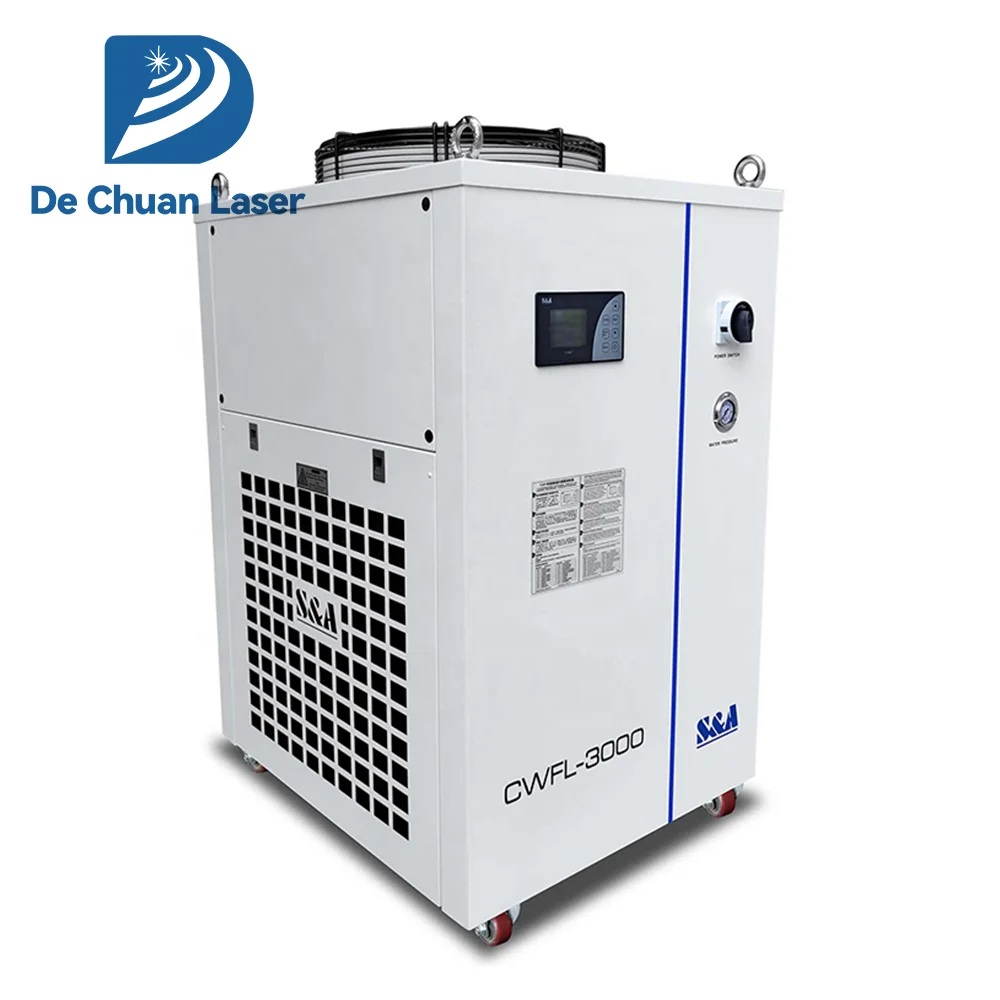 

Cooling Systems 3000W 3KW S&A CWFL-3000 Water Chiller for Metal Fiber Cutting Machine