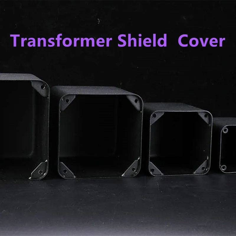 85*85*Height 100MM Transformer Cover Transformer Shield Shell Transformer Accessories Shield Cover with Screws