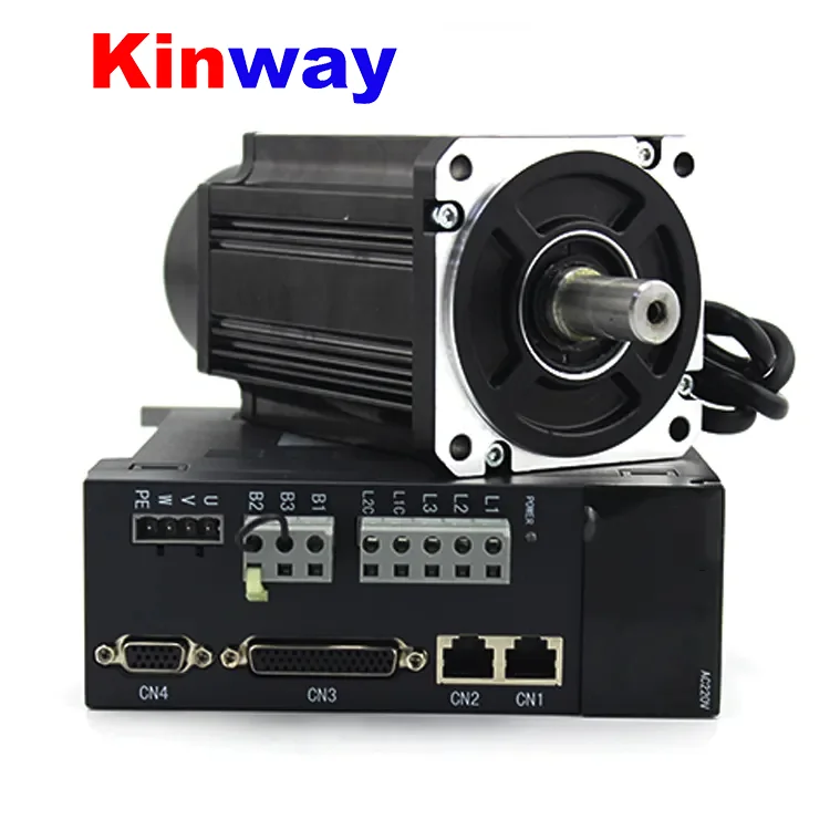 Kinway 110M06020 1.8kw industrial cnc machine 110st torque 6n.m for ac servo motor drive kit Lichuan servo