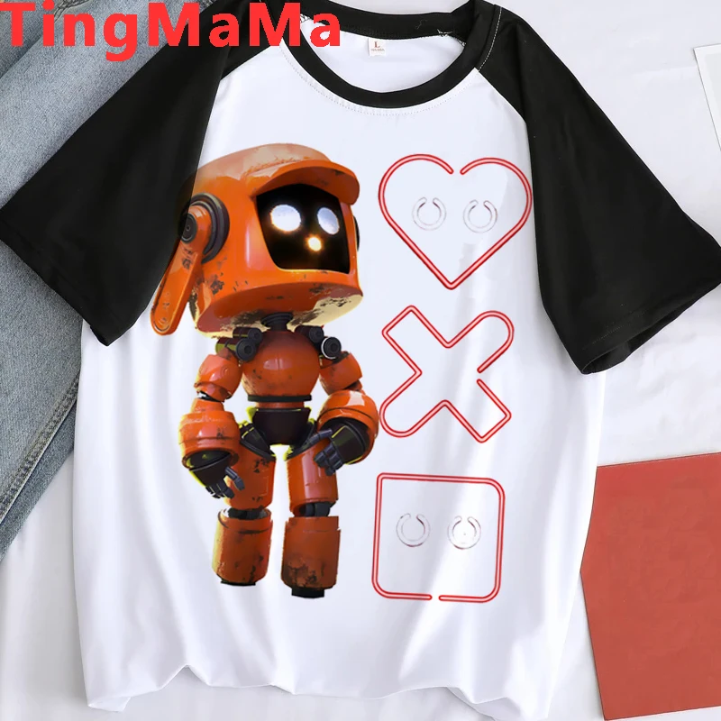 Heavy Metal Rock Sci Fi TV Love Death and Robots T Shirt Men Cartoon T-shirt Robots Graphic Tees Hip Hop Unisex Tshirt Male