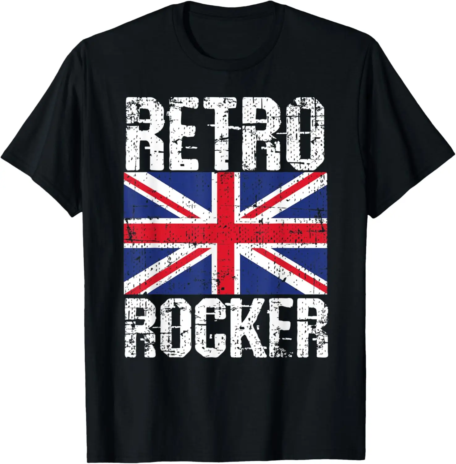 T-Shirt Punk rétro London Rock Rocker Vintage UK