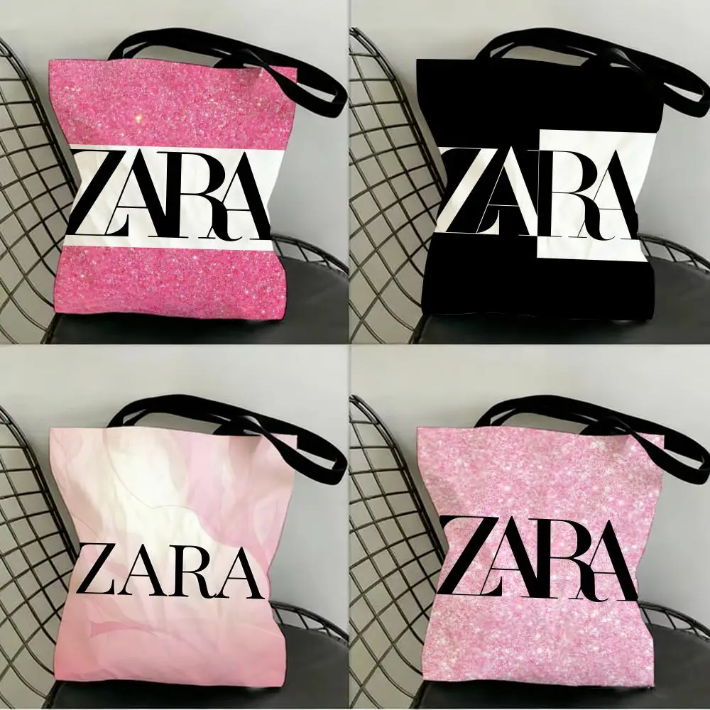 ZA-RA BRAND SINGER Aufbewahrungstaschen Einkaufstasche Canvas Supermarkt-Einkaufstasche Weihnachtsparty-Tragetasche Damenhandtasche