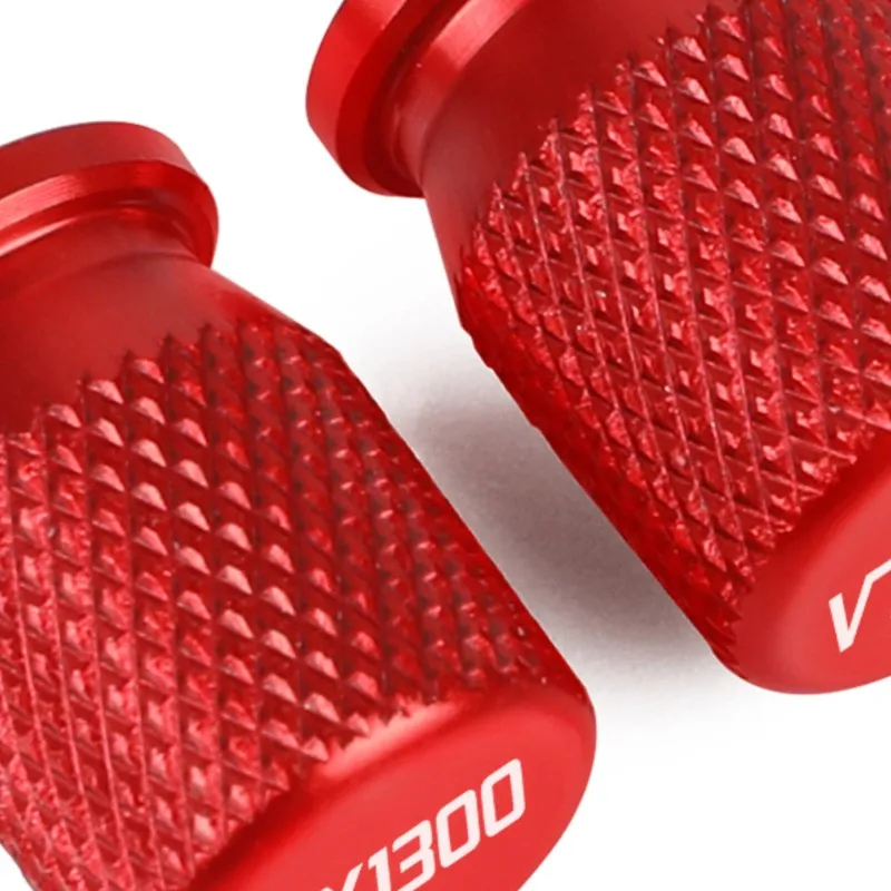 

FOR HONDA VTX1300 VTX 1300 RETRO 2003-2009 2008 Motorcycle Accessories Tire Valve Wheel Stem Cap Covers Tyre Rim Air Port Cover