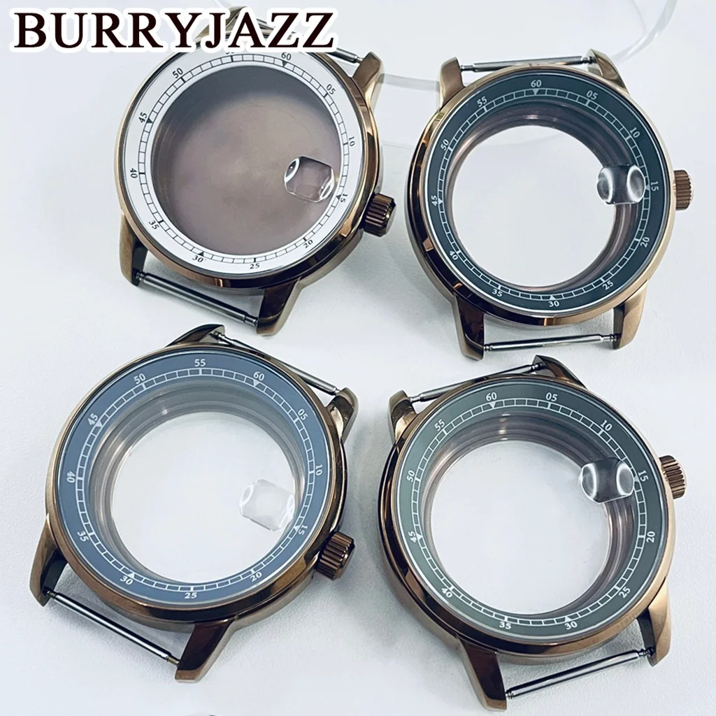 

NH35 Vintage Brass 38mm Sapphire Crystal Watch Case Chapter Ring Perfect Accessory Fit NH34 NH35 NH36 PT5000 Movement Watches