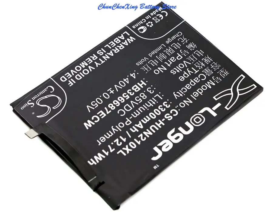 3300mAh  Battery HB356687ECW for Huawei BAC-AL00, BAC-L23, BAC-TL00, Nova 2 Plus, Nova 2 Plus Dual SIM