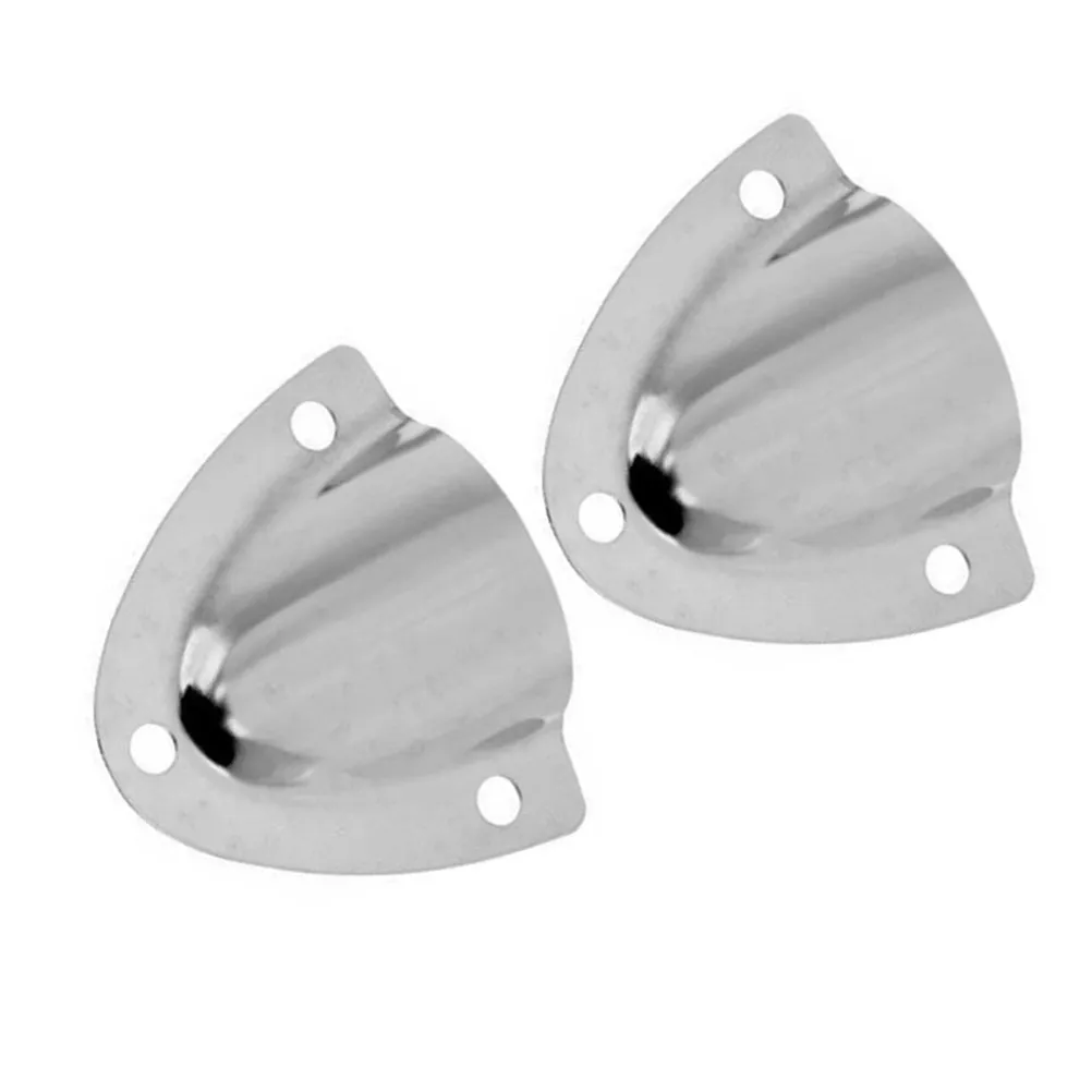 2Pcs Polished Stainless Steel Boat Vent Cover Marine Air Outlet Vent Cap for Yacht Kayak Dock Improved Airflow Humidity Control