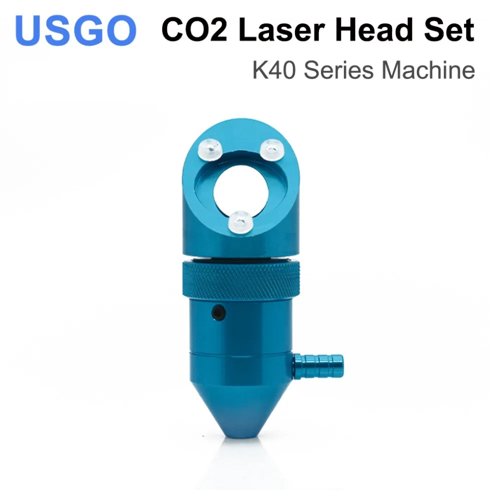 

USGO K40 Series CO2 Laser Head Lens Dia 12/16/18mm Focal Length 50.8mm Mirror 20mm for Laser Engraving Cutiing Machine