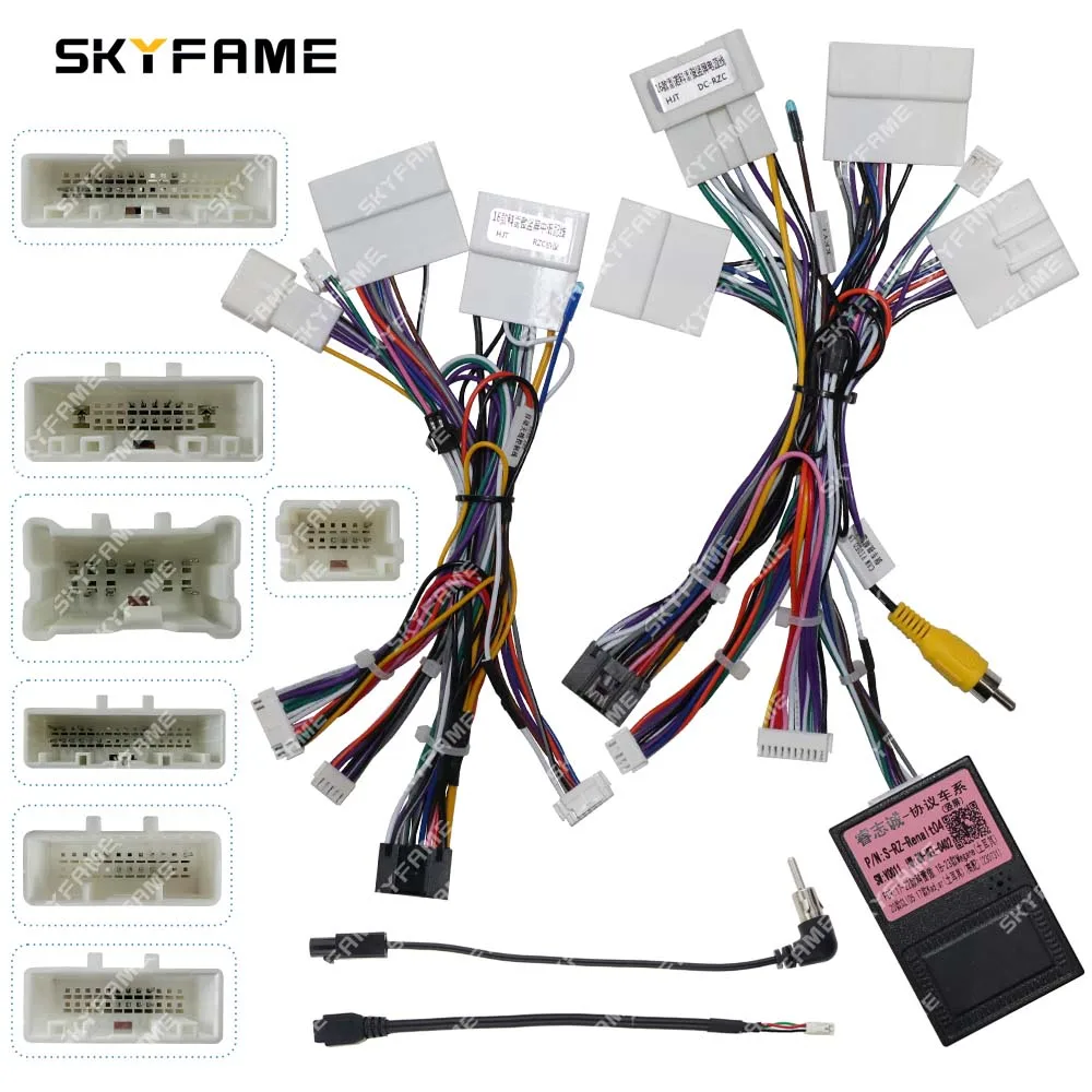 SKYFAME Car Wiring Harness Adapter Canbus Box Decoder Android Radio Power Cable For Renault Megane 4 Koleos Talisman Clio 5 SM6 view 2
