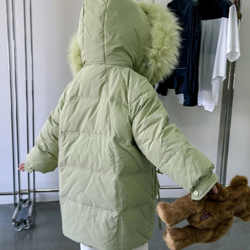 Piumino per ragazze piumino in cotone frangivento 2023 peluche caldo Plus addensare abbigliamento invernale dieci gradi sotto Zero abbigliamento per