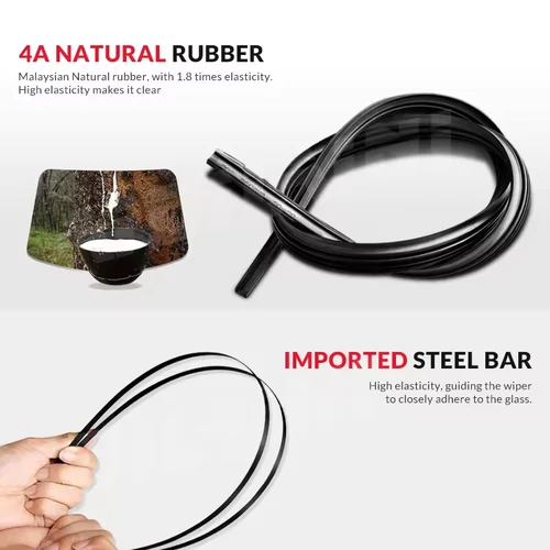 Imagen 2 del producto 3 uds para Nissan Qashqai J11 2013-2020 26 ""+ 17"" + 12 ""puestos de limpiaparabrisas delanteros y traseros accesorios para cortador de ventana 2013