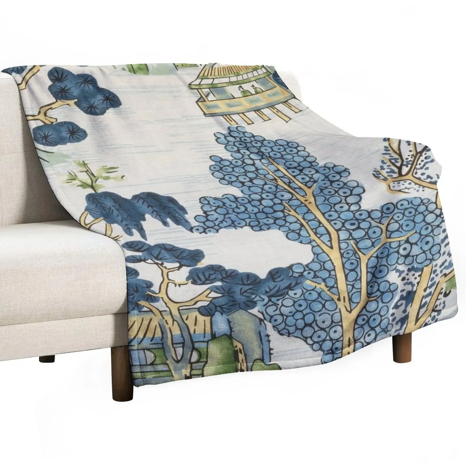 

Chinoiserie classic Throw Blanket Weighted Blanket Designer Blankets Kid'S Blanket