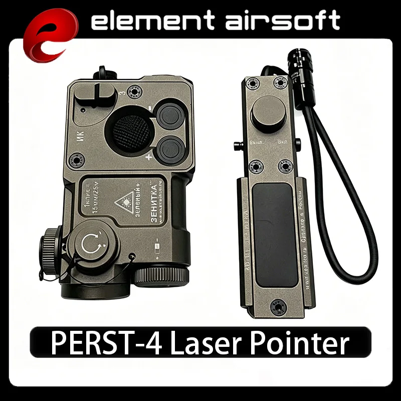 

Metal IR Green Laser PERST-4 Aiming Laser Sight, Tactical Flashlight Dual Output w/ KV-D2 Switch Weaponlight for Hunting