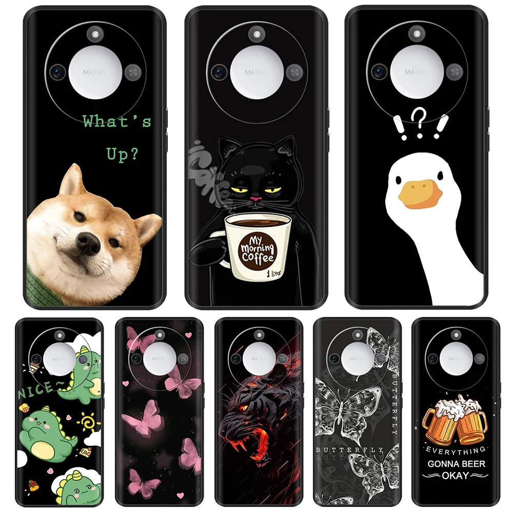 Phone Case For Honor X9c Smart 5G Shockproof Luxury Cute Cartoon Funny Cool Silicone Cover For Honor X9C Smart X9cSmart Funda