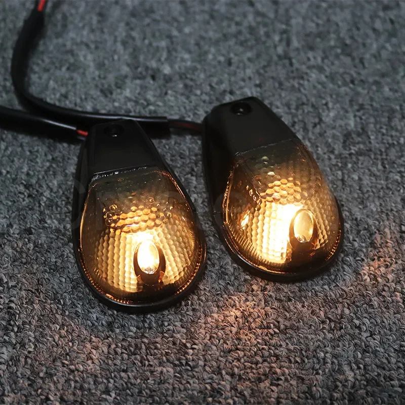 Motorfiets Links Rechts Richtingaanwijzers Licht Blinker Indicator Lamp Flush Mount Rook Universeel Voor Honda Yamaha Sportbikes