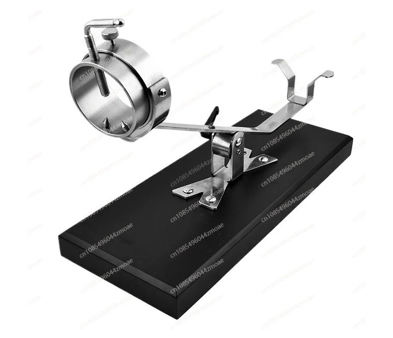 Soporte de madera maciza para patas de estante, con acabado en pintura, ángulo ajustable, para jamones, tipo ibérico