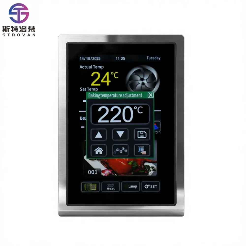 Rotary & Convection Oven Temperature Controller with Touch Screen Plastic Material / Customization IP68 Rated