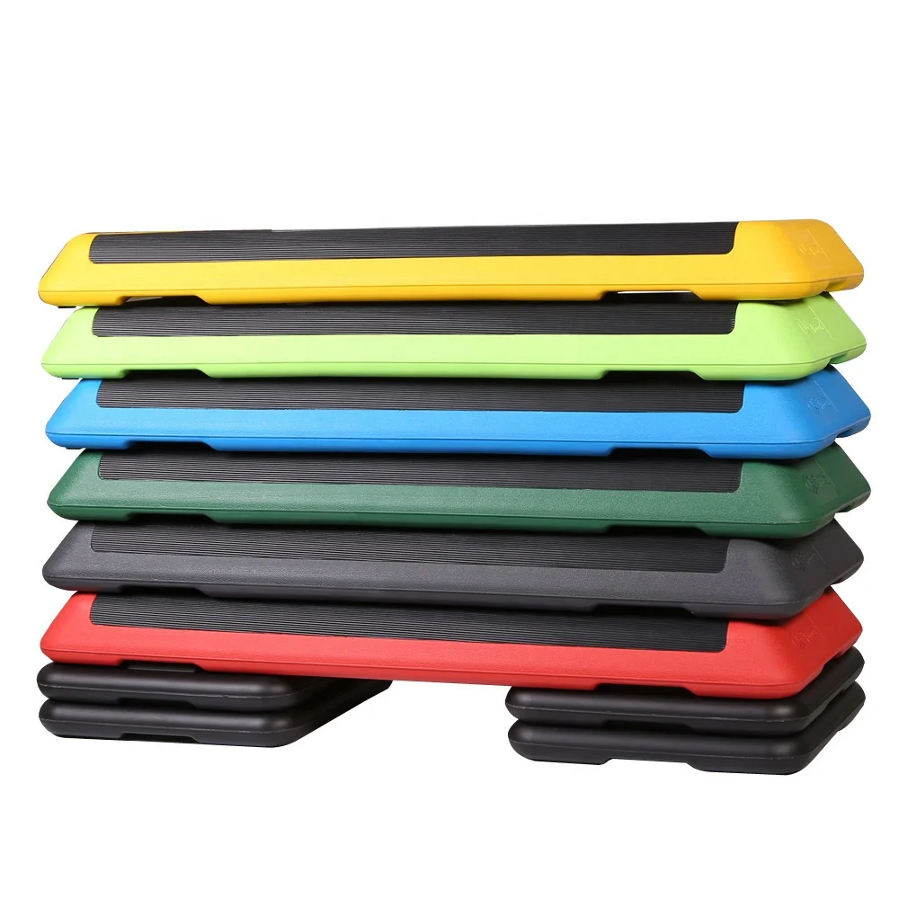 

Fitness Step Platform Commercial Standard Rectangle Stand Stepper Aerobic Exercise Step 1
