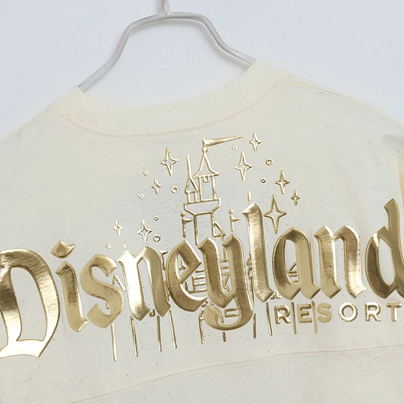 Disney-Sweat-shirt décontracté à col rond pour femme, pull à manches longues, pull unisexe, château Disney, mode pour couple