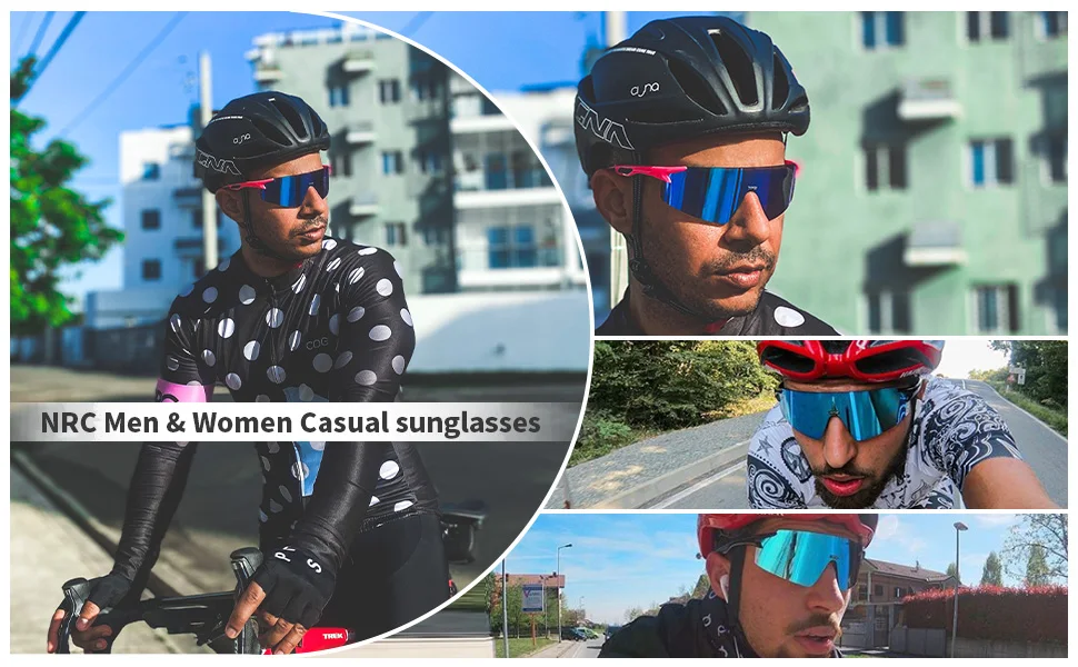NRC Radfahren Sonnenbrille 1 objektiv TR90 Sport Fahrrad Brille MTB Mountainbike Angeln Wandern Reiten Brillen für Männer Frauen Brille – Detail 1