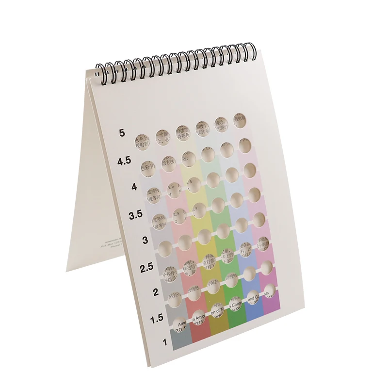 Color Card American Standard Gray Sample Card Gray Card Depth Control Fabric Color Difference Color Card