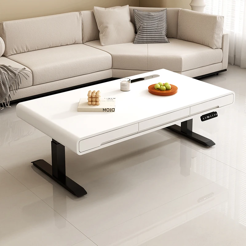 Moving High Coffee Table Decoration Luxury Bedroom Modern Living Room Designer Side Table Standing Couchtisch Home Furniture
