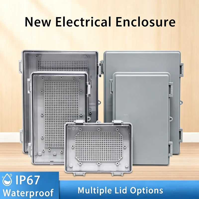 IP66 Outdoor Electrical Enclosure ABS Waterproof Junction Box Power Distribution Box for Electric Instrument Project
