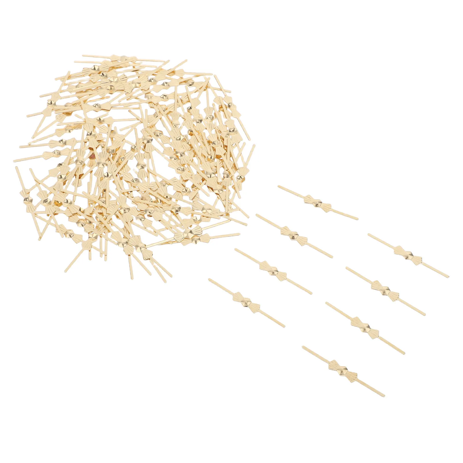 100Pcs Crystal Bow Tie Chandelier Connectors Metal Butterfly Fasteners Replacement Chandelier Clips Hanging Crystal Lamp Parts