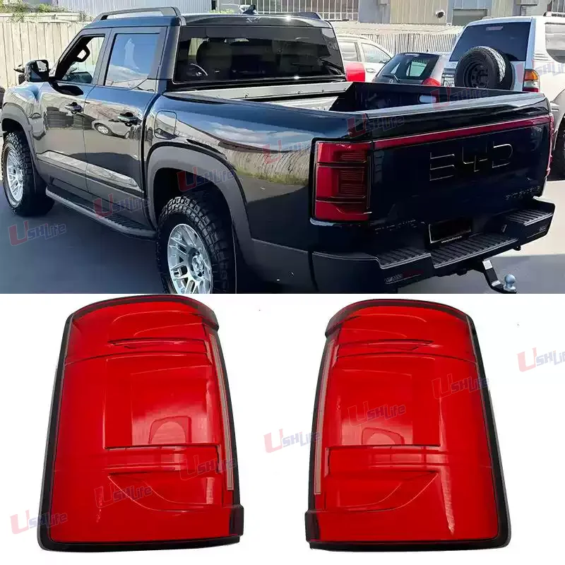 for BYD SHARK 6 2024 2025 2026 Exquisite Taillight Covers Lamp Cover Rear Brake Light Masks Tail Light Housings Car Accessories