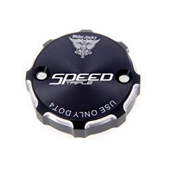 RiderJacky® Motorcycle Front Brake Fluid Reservoir Cover Cap For Triumph Speed Triple 1050 2012 2013 2014 2015