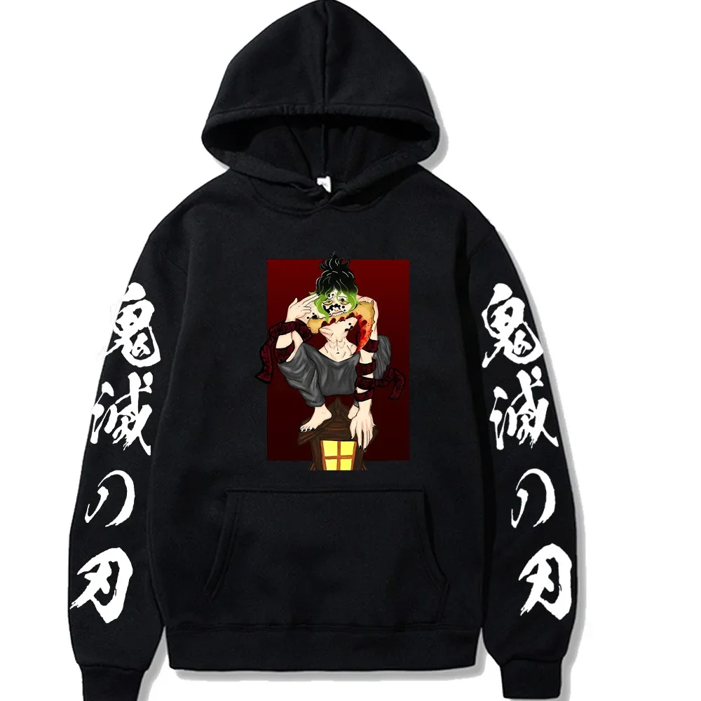 Demon Slayer Character Impressions Fashion Sports Street Style Casual Hoodies Women's Clothing Anime