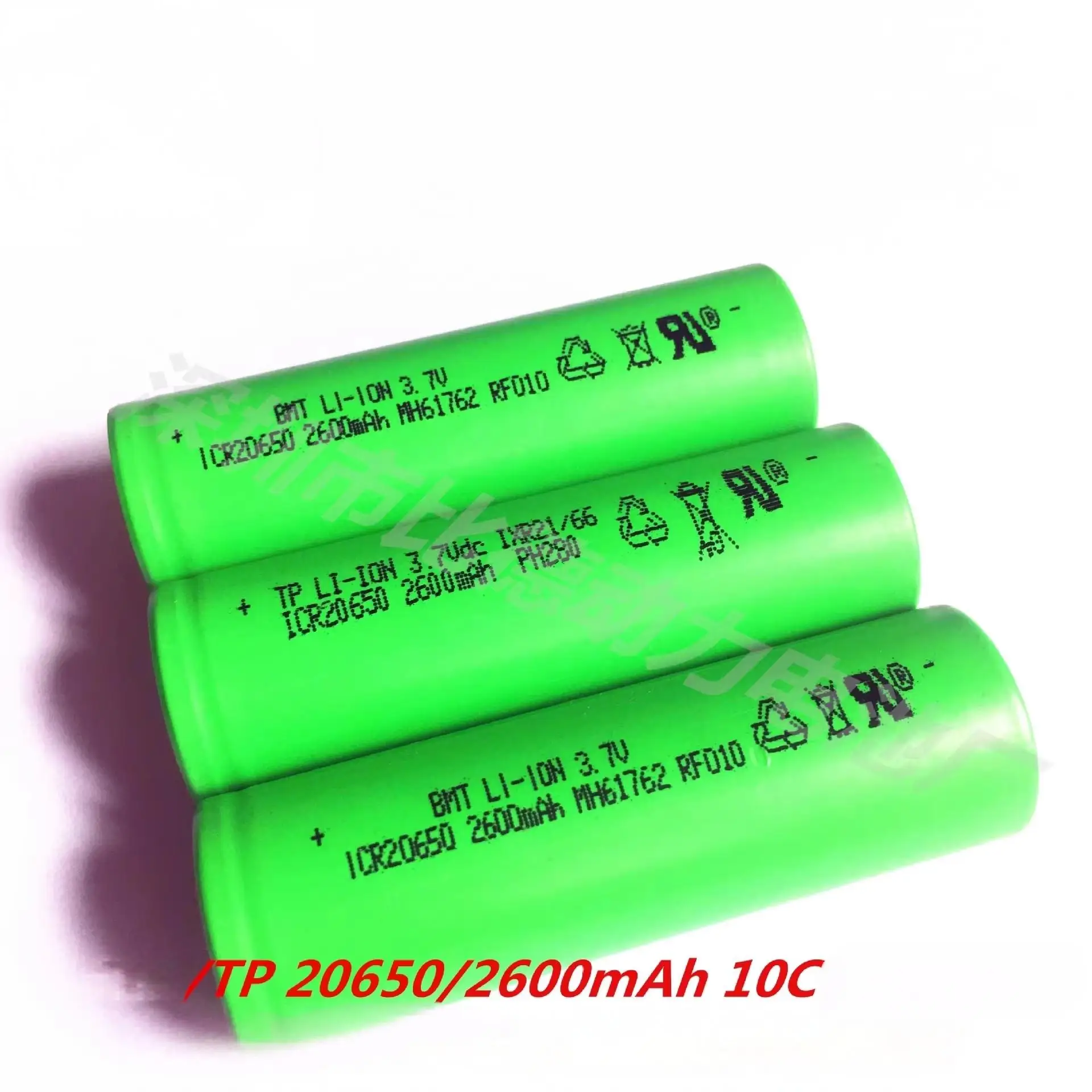 ICR20650 20650 2600mAh 3.7V 10C Rate Lithium Battery