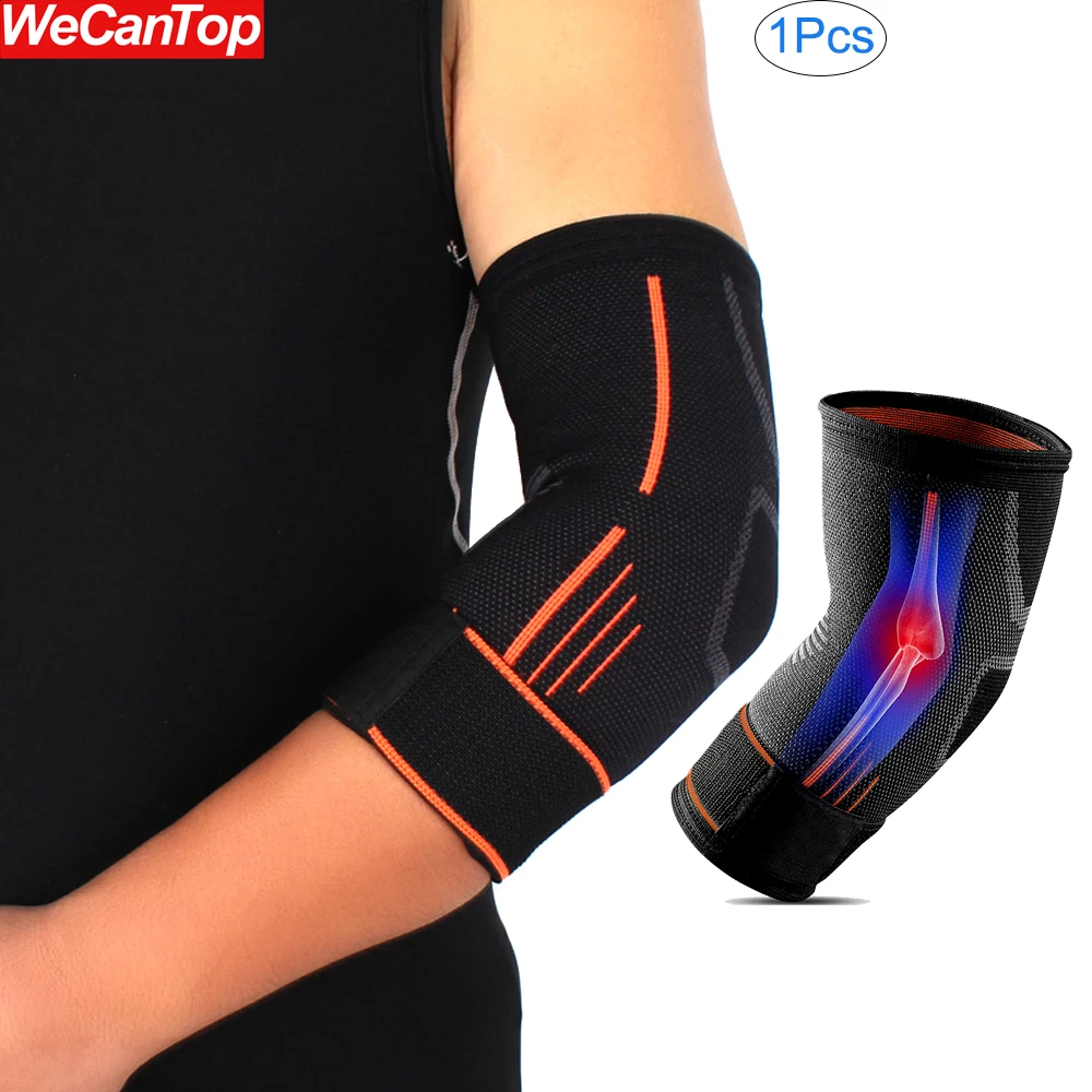 1Pcs Elbow Brace for Tendonitis & Tennis Elbow,Elbow Compression Sleeve,Adjustable Strap for Arthritis,Reduce Joint Pain,ACL.MCL