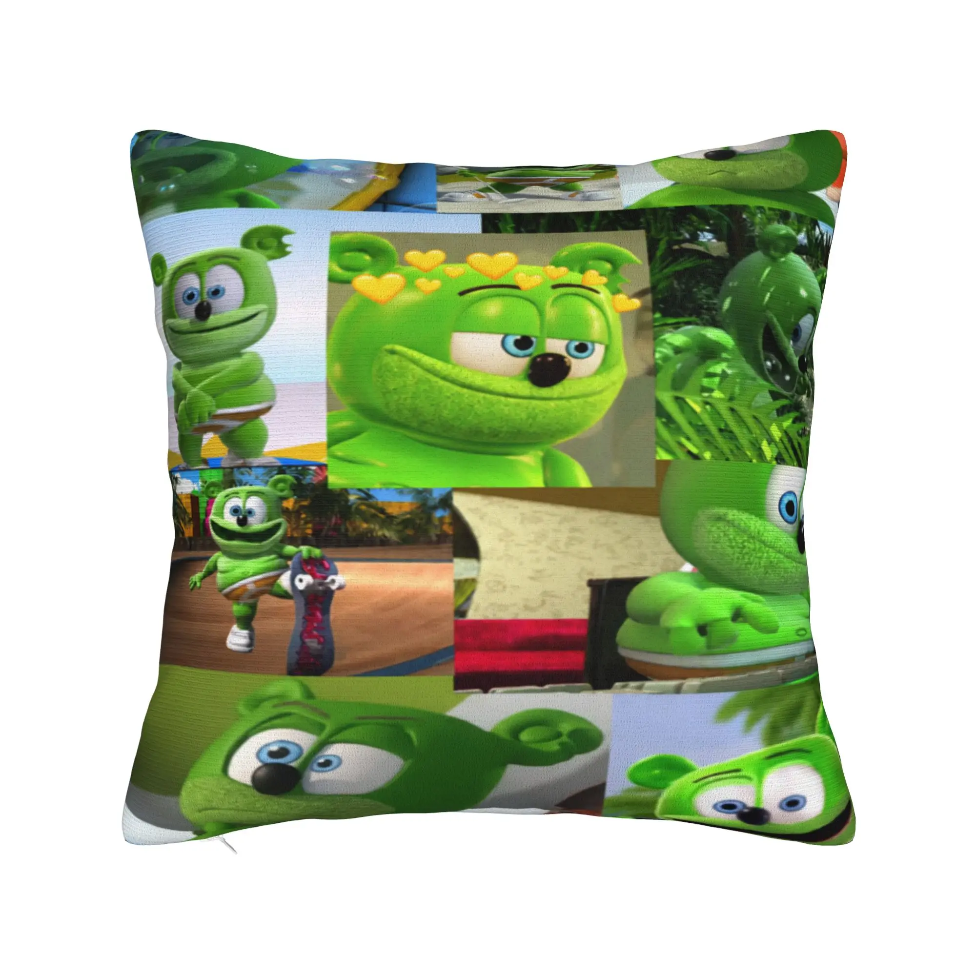  Gummibars bear Pillowcases Accessories Soft Cushion Cover  Pillow Covers Home Decor Square Multi-Size