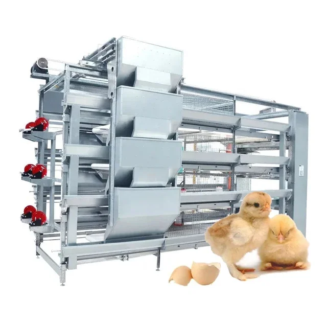 

Factory Directly Sale H-Shaped Full Automatic Chicken Cage For Farm Use