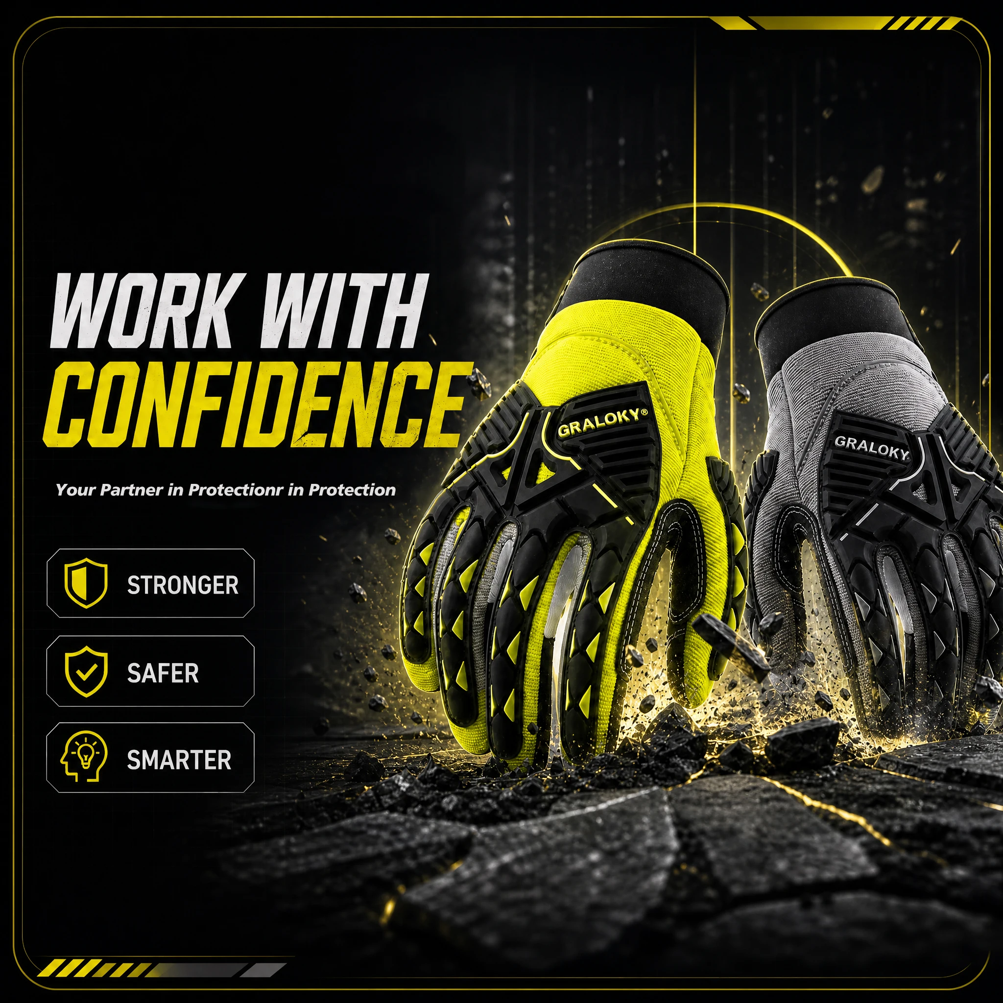 

Motorcycle Riding Gloves for Men Full Finger, Soft Knuckle Protection with Touchscreen Compatible Breathable Anti-Slip Palm MTB