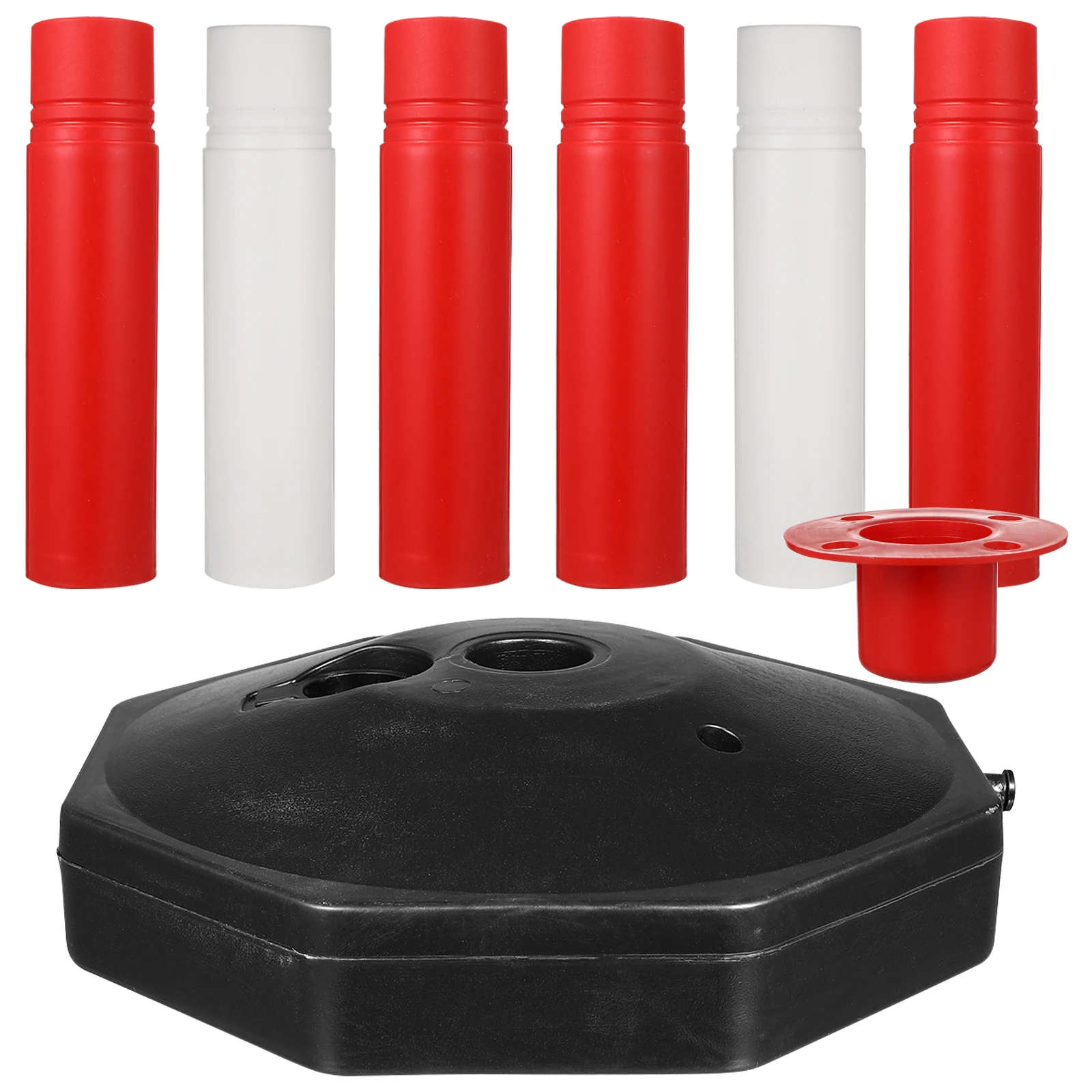 1pcs Water-Fillable Warning Column Anti-Collision Isolation Pile Road Safety Barrier Traffic Facility Movable Plastic Crossing
