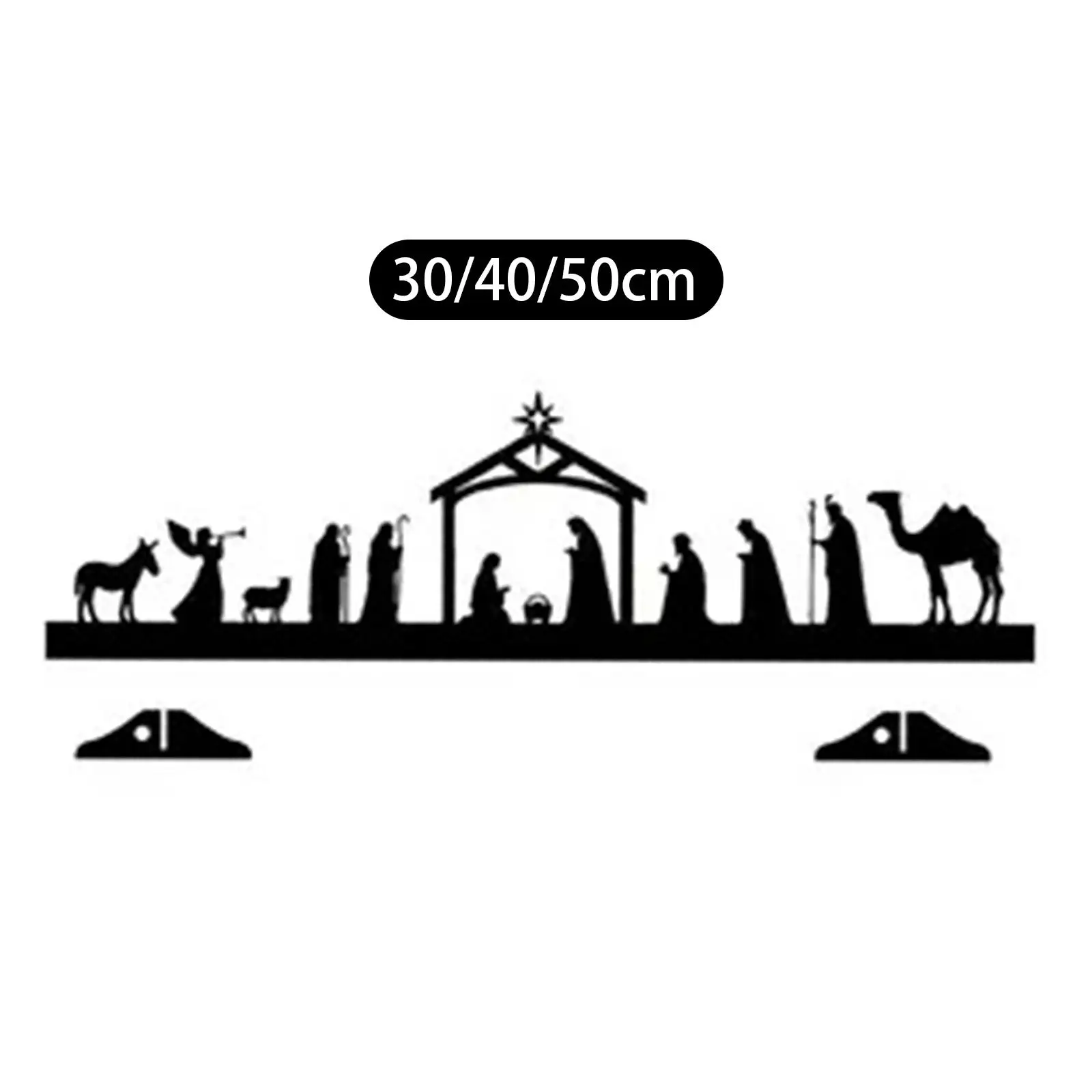 Manger Ornament Jesus Nativity Scene Holiday Gift Collection Crafts Creative Decoration Manger Scene for Bookshelf
