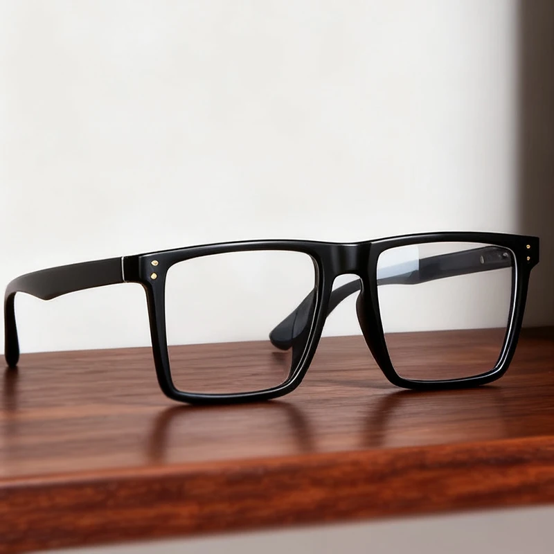الرجال مربع النظارات الإطار الضوء الأزرق حجب نظارات للقراءة النساء بعيد النظر مشهد البصريات النظارات الطبية #4