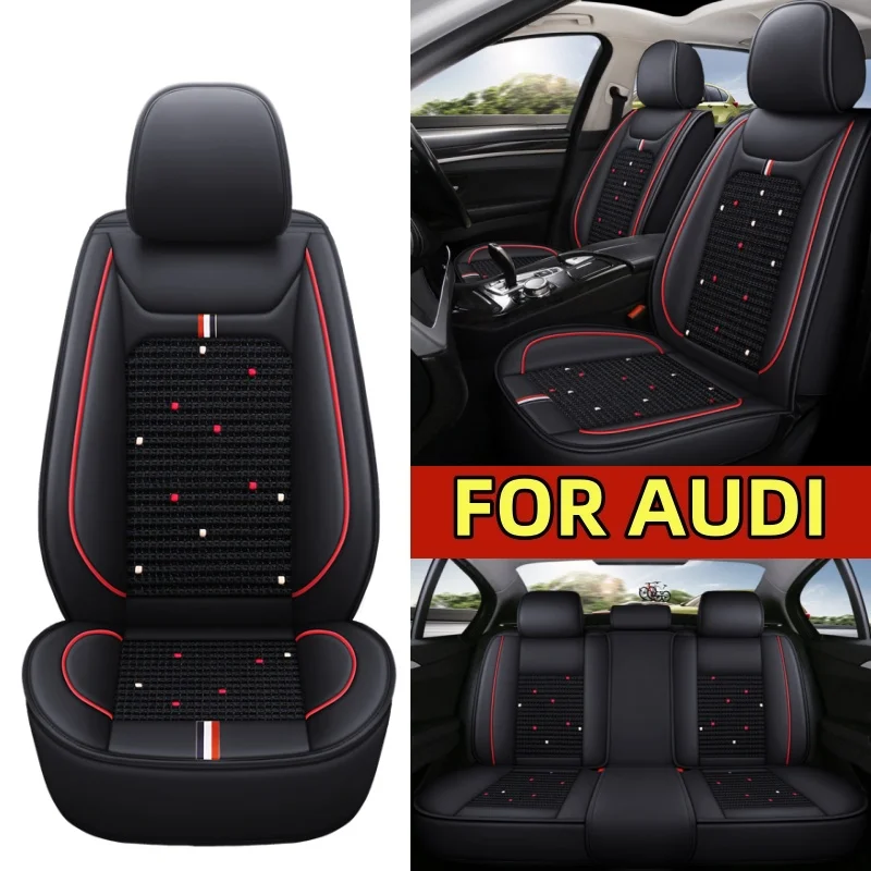 

Чехол на автомобильное сиденье AUDI, искусственная кожа, ледяной шелк, передний и задний ряд, 5-местный, полностью завернутый чехол на сиденье