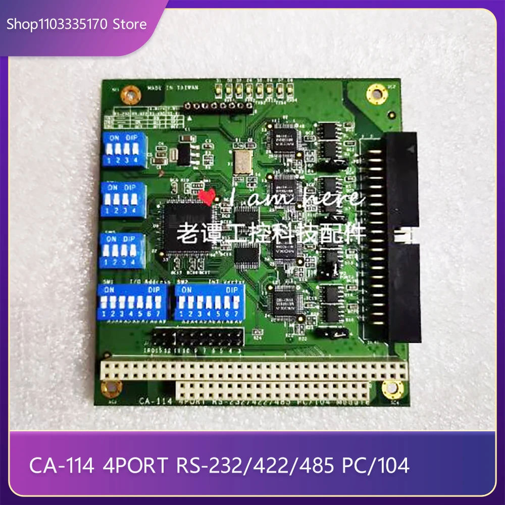 For Advantech Industrial Communication Acquisition Module CA-114 4PORT RS-232/422/485 PC/104