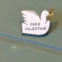 Dove Hard Enamel Pin  for bags clothes hats lanyards