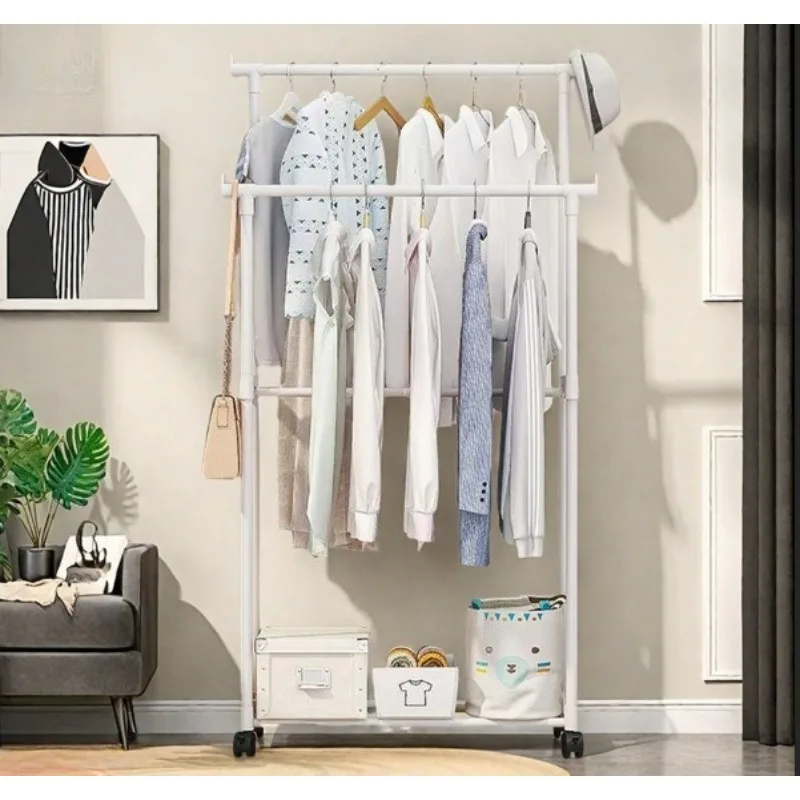 Household Multi-Layer Storage Hot-Selling Simple Removable Coat Rack balcony Drying Rack Floor Storage Rack