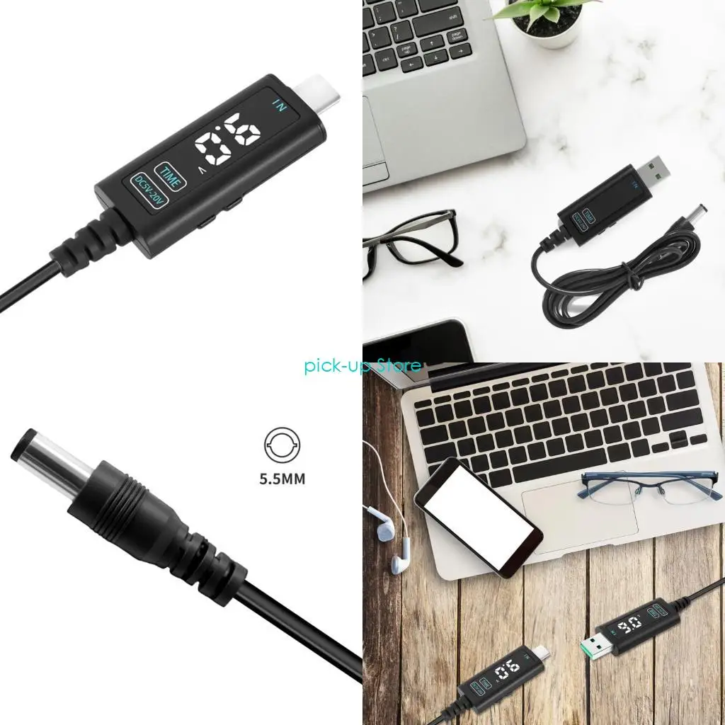 Q5WA DC5.5mm 充電ライン 5V 12V 20V ラップトップおよびモデム用 高効率