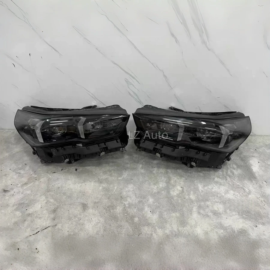 

Upgrading Headlight fit for BMW 5 headlight 2023-2026 New BMW G60 Laser Smoked Black headlights BMW M5 Headlamp European Version